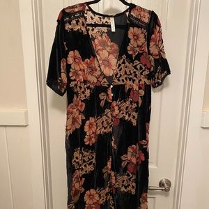 Velvet Burnout Dress